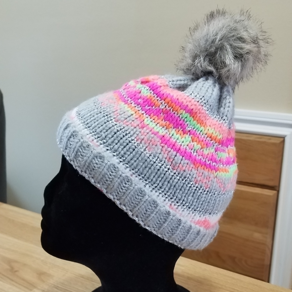 JOE Boxer Faux Fur Pom Pom Beanie